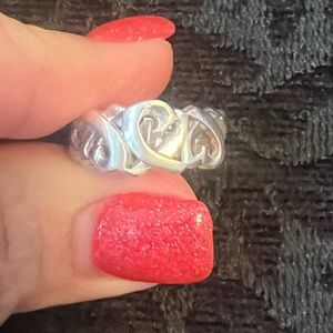 Paloma Picasso Tiffany & Co. Love Symbol Ring in Sterling Silver- Size 5